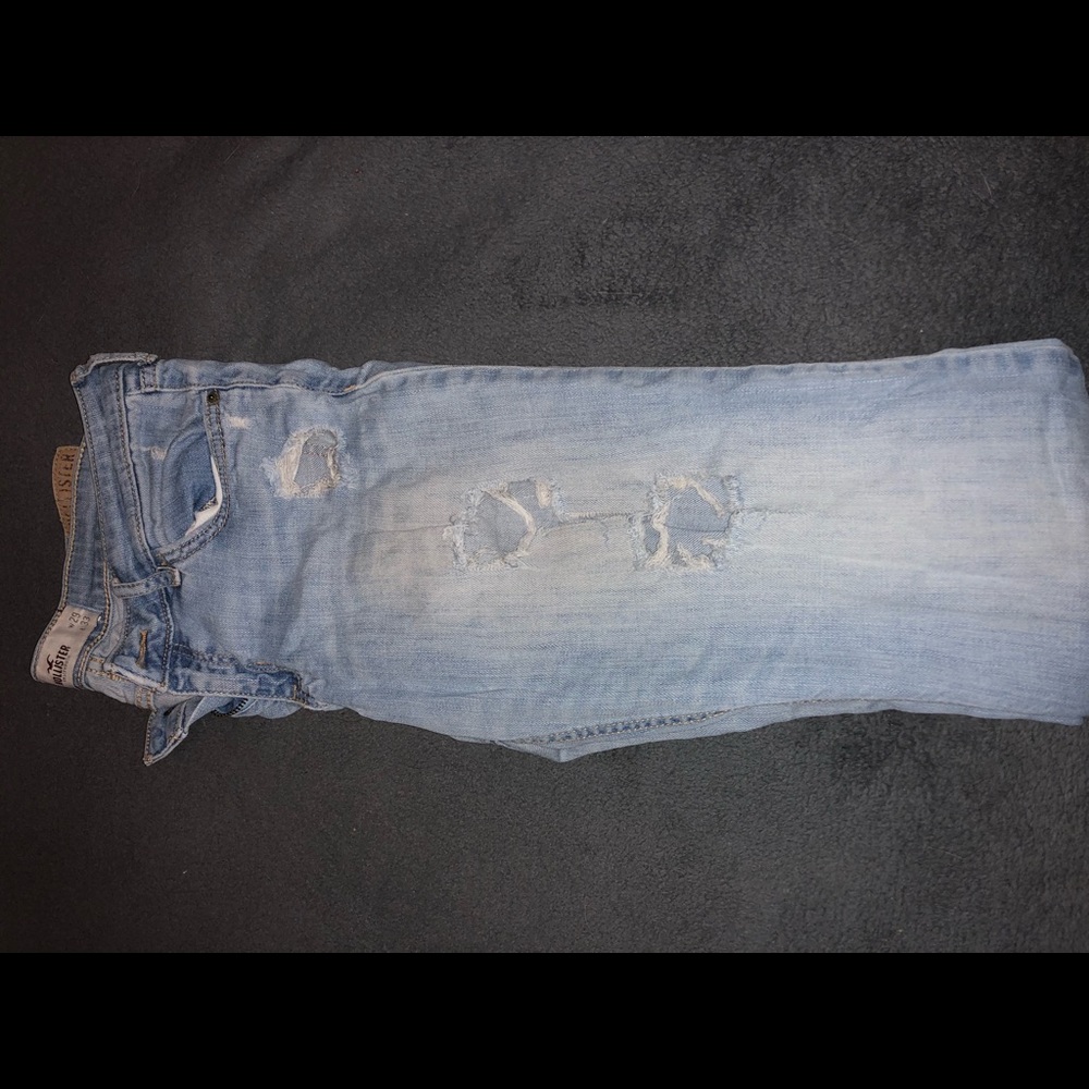 Distressed Hollister Jeans